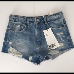 Zara high waisted shorts